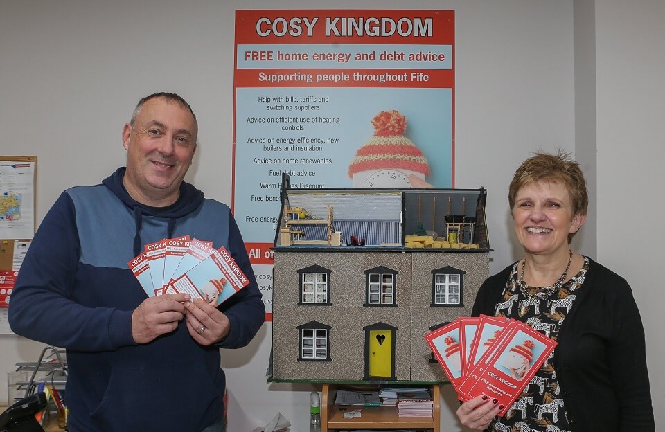 Cllr Hamilton with Cosy Kingdom's Bruce McCall