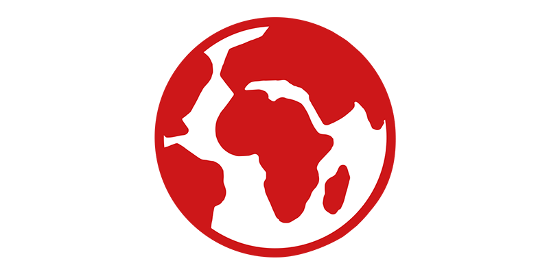 red globe icon