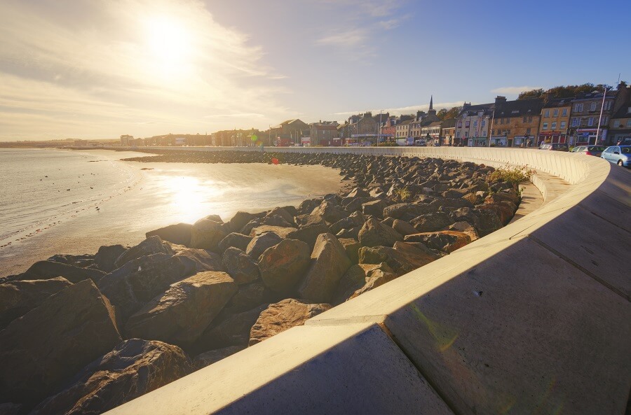 Revamped Kirkcaldy seafront