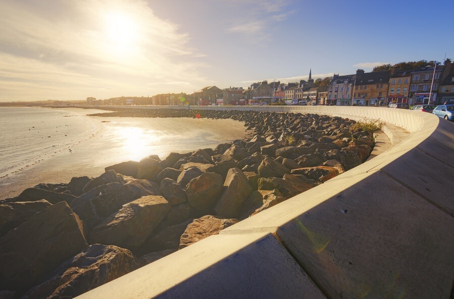 Revamped Kirkcaldy seafront