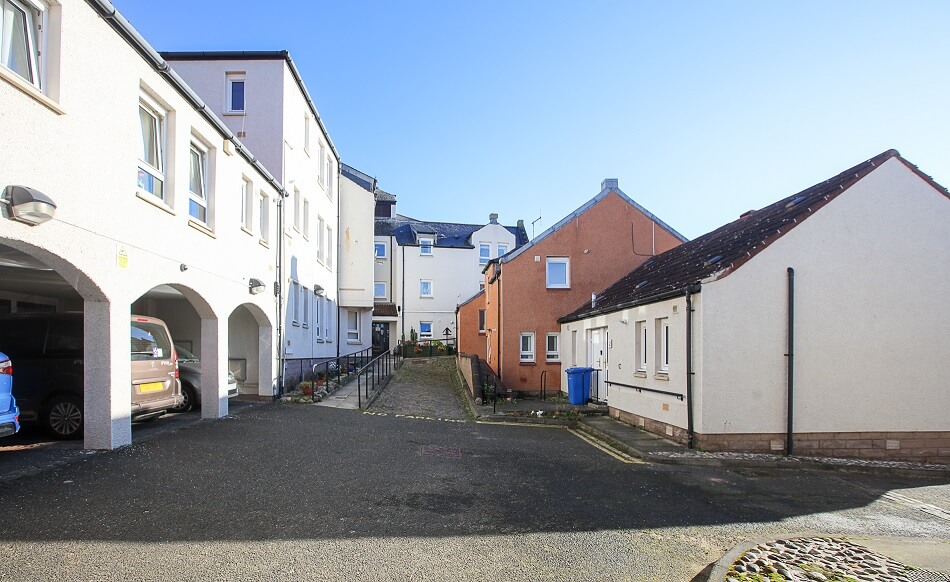 Parking area at Harbourlea
