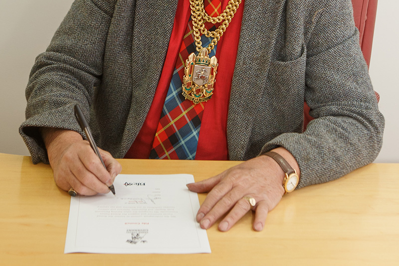 Provost Jim Leishman - Council reaffirms support for Fife's armed forces community