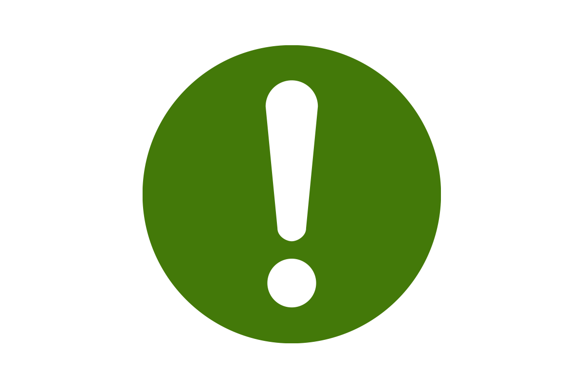 green alert icon