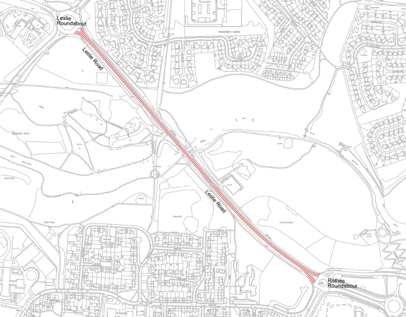 A911 Leslie Road location