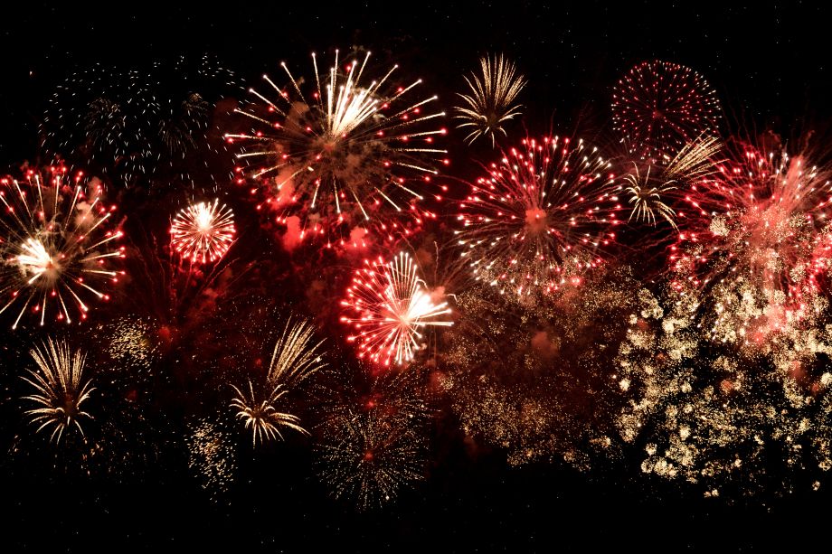 Fireworks Fireworks exploding in the night sky