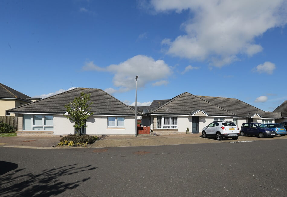 Exterior of Ostlers Way bungalows