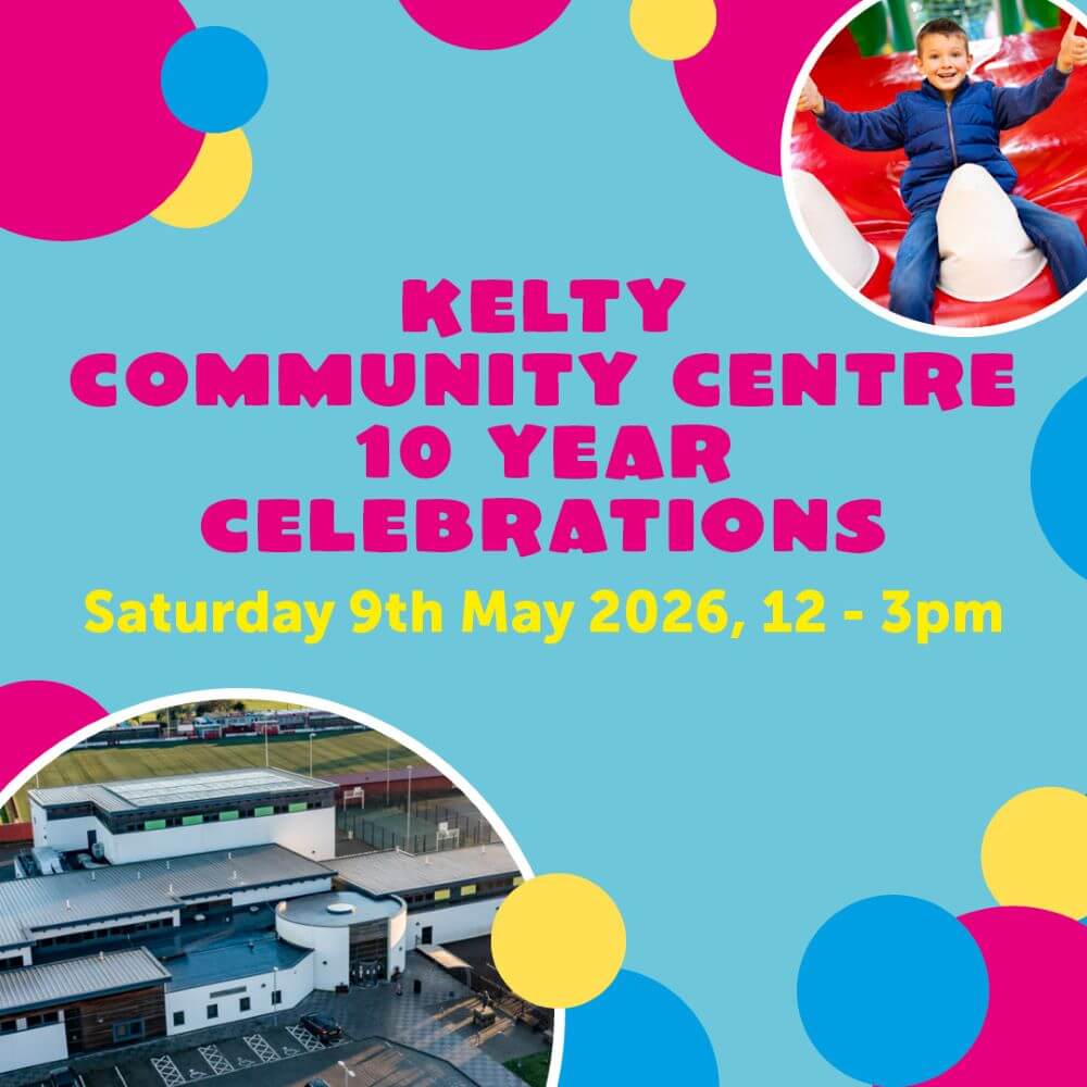 Kelty community centre 10 year anniversary