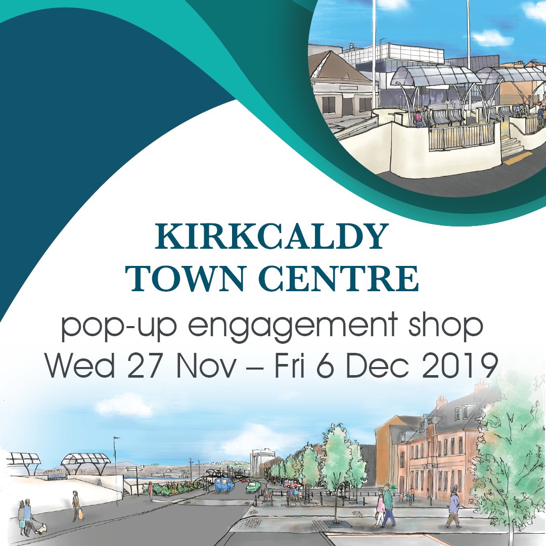 Kirkcaldy Town Centre pop-up engament shop - Wednesday 27th November to Friday 6th December 2019
