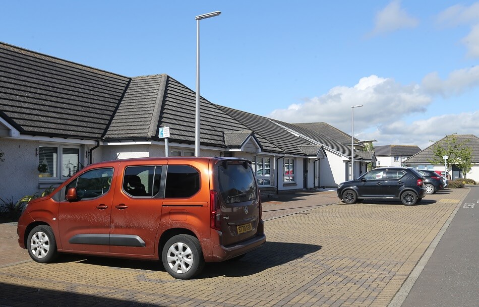 Exterior of Ostlers Way bungalows