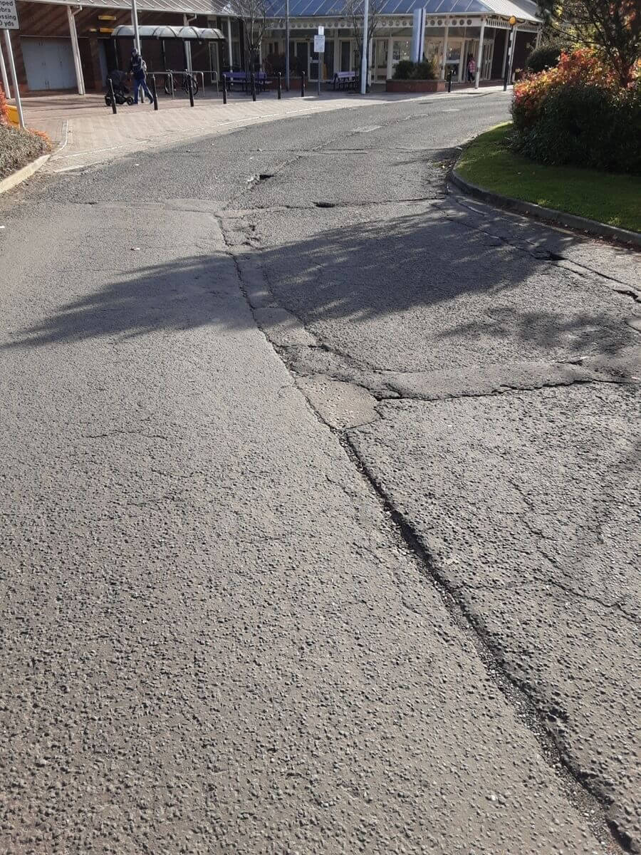 Road needing repaired