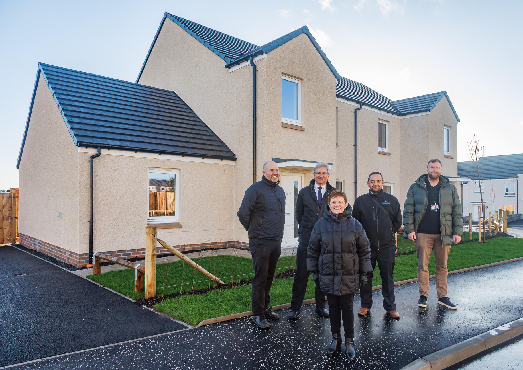 New affordable houses handed over to Fife Council in Kennoway