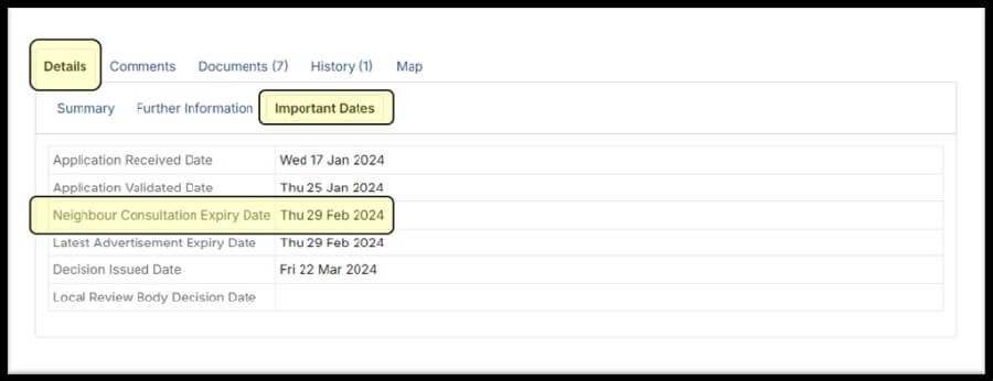 Example of neighbour consultation expiry date Example of neighbour consultation expiry date