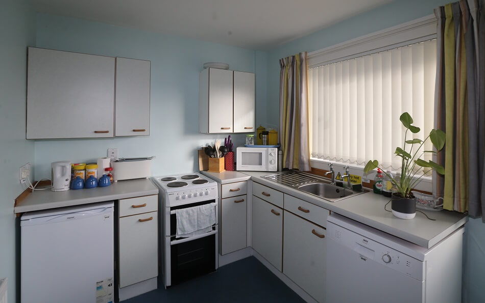 Communal kitchen area at Katrine Crescent