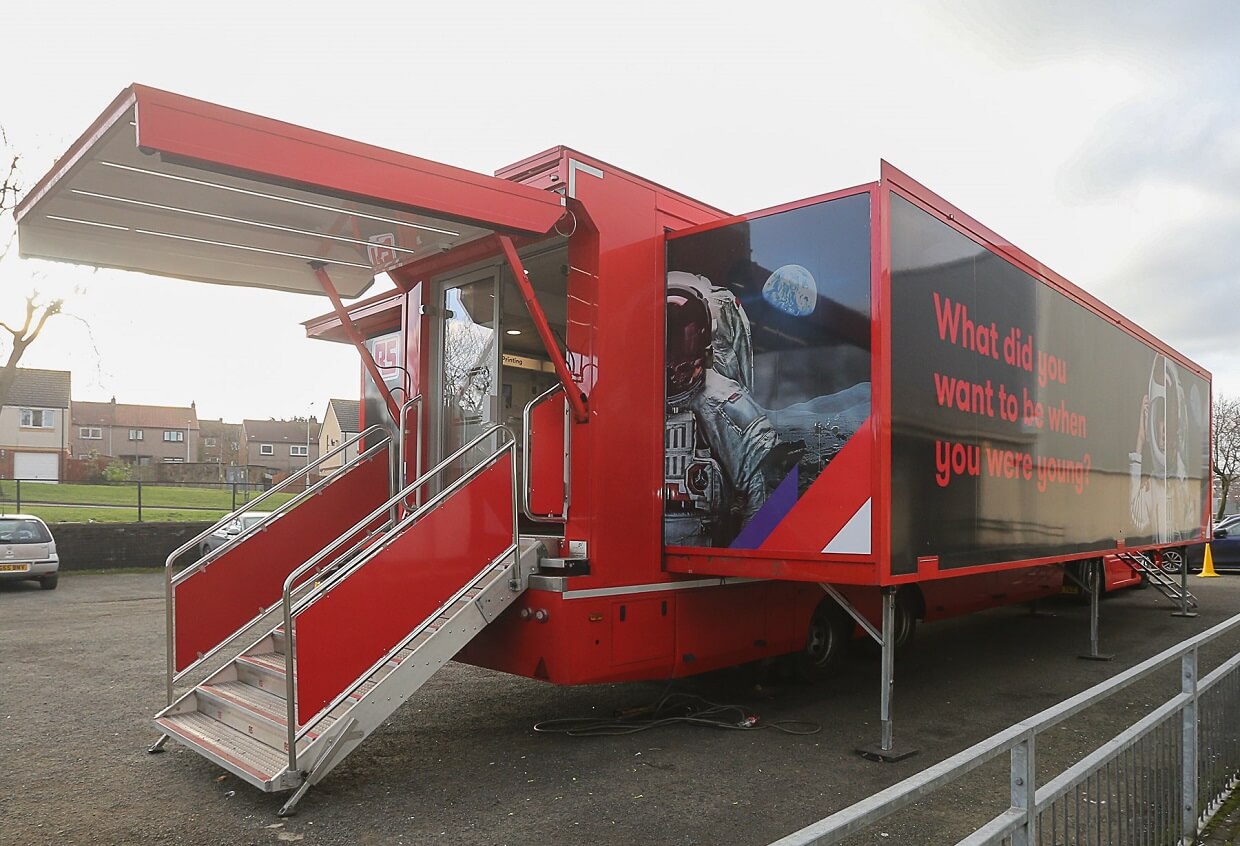 Titan II, a 35-tonne interactive truck