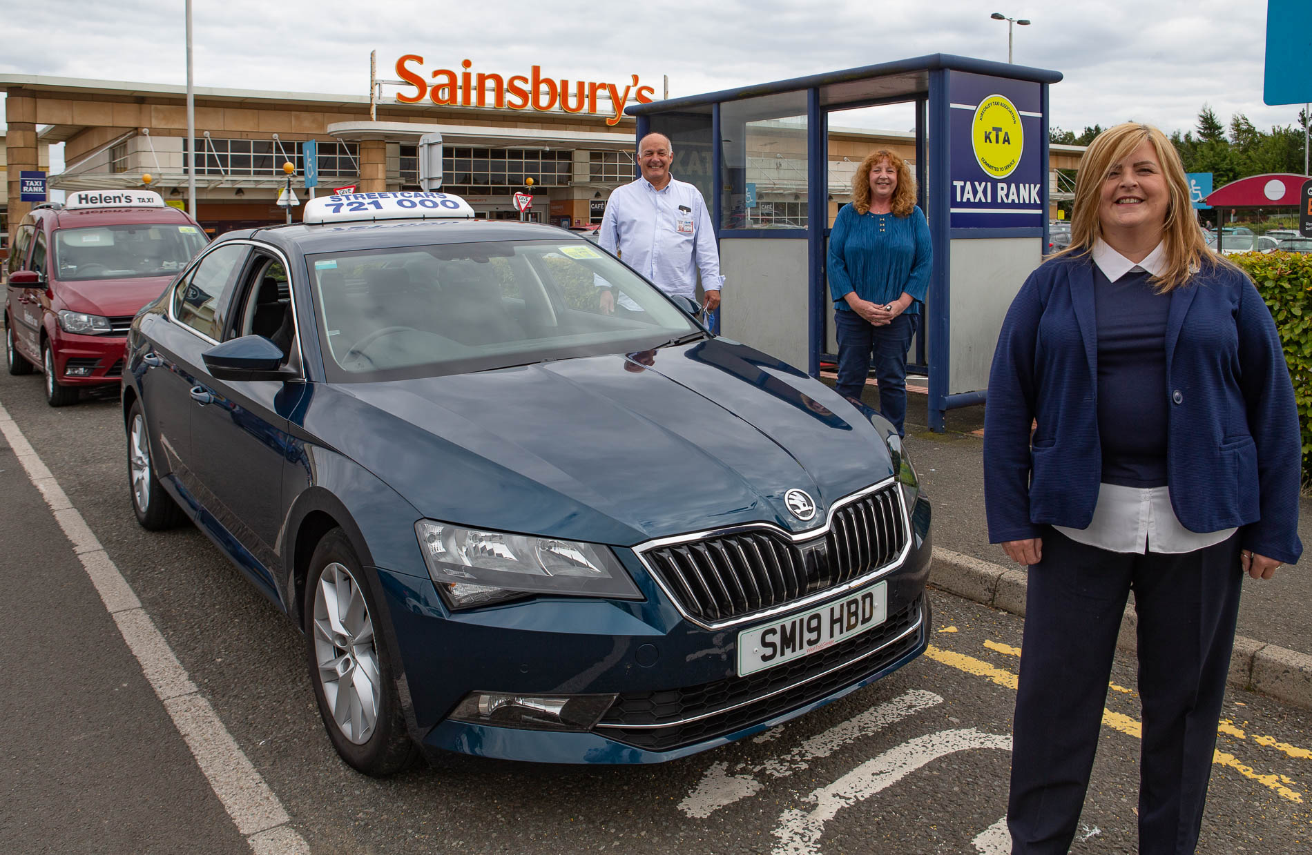 Taxi rank at Sainsbury's Kirkcaldy - New taxi ranks in Kirkcaldy