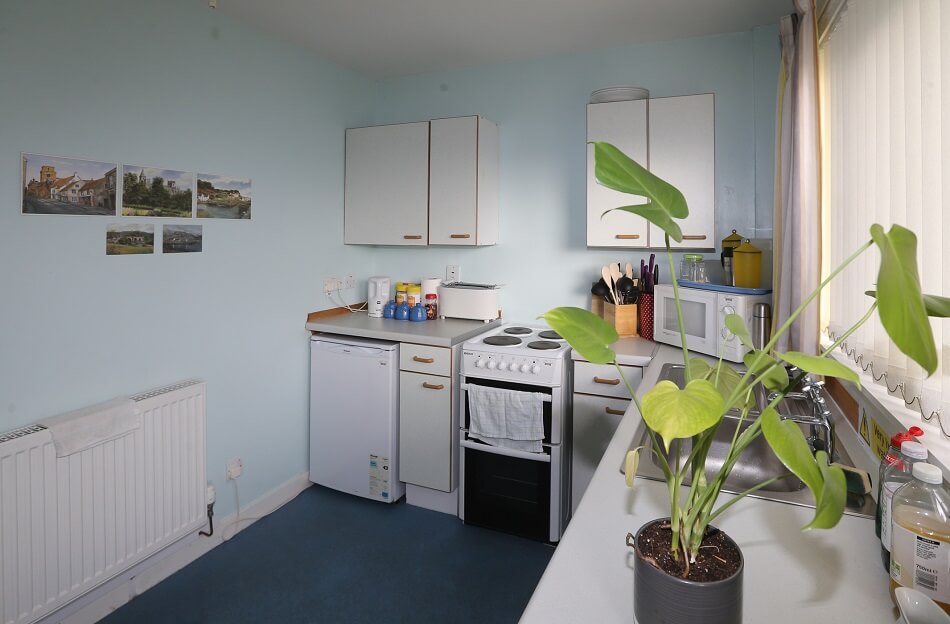 Communal kitchen area at Katrine Crescent