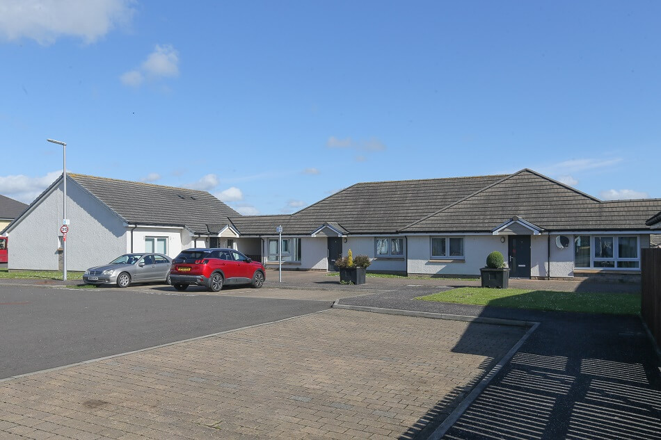 Exterior of Ostlers Way bungalows