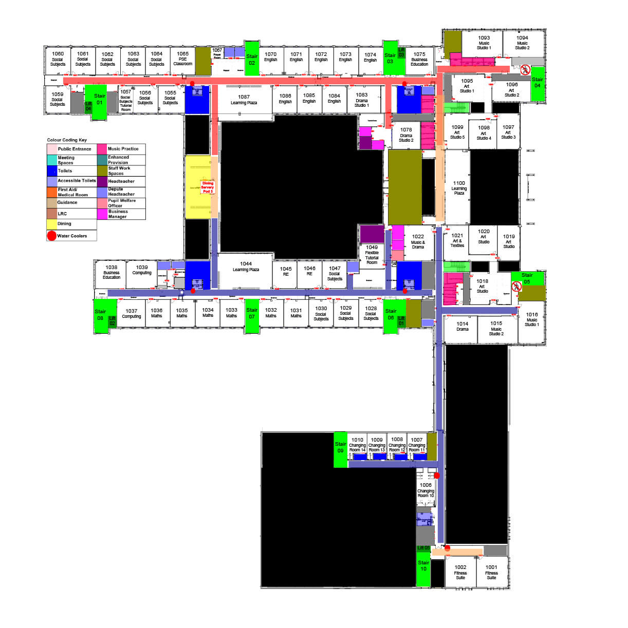 First floor floor plan