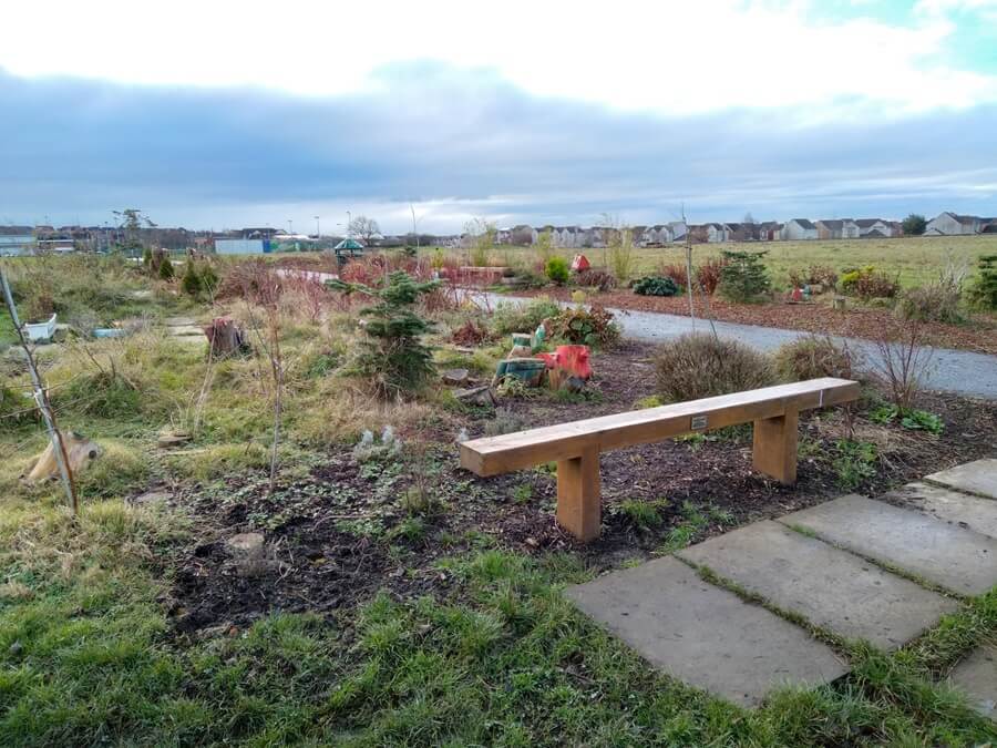 Photo of Duloch community garden area