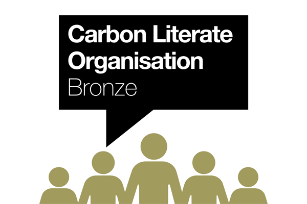 Bronze Carbon Literate Organisation accreditation