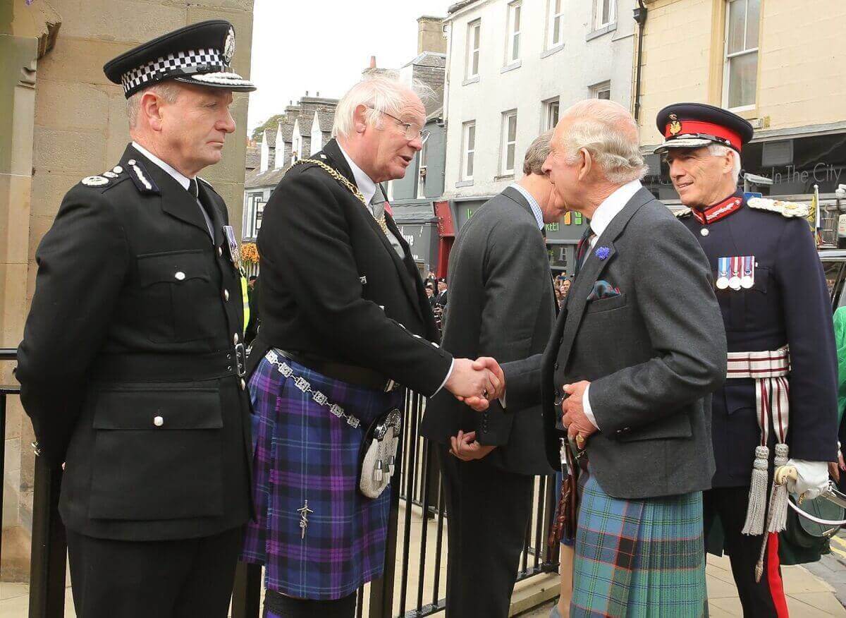 Royal visit to Dunfermline Royal visit to Dunfermline