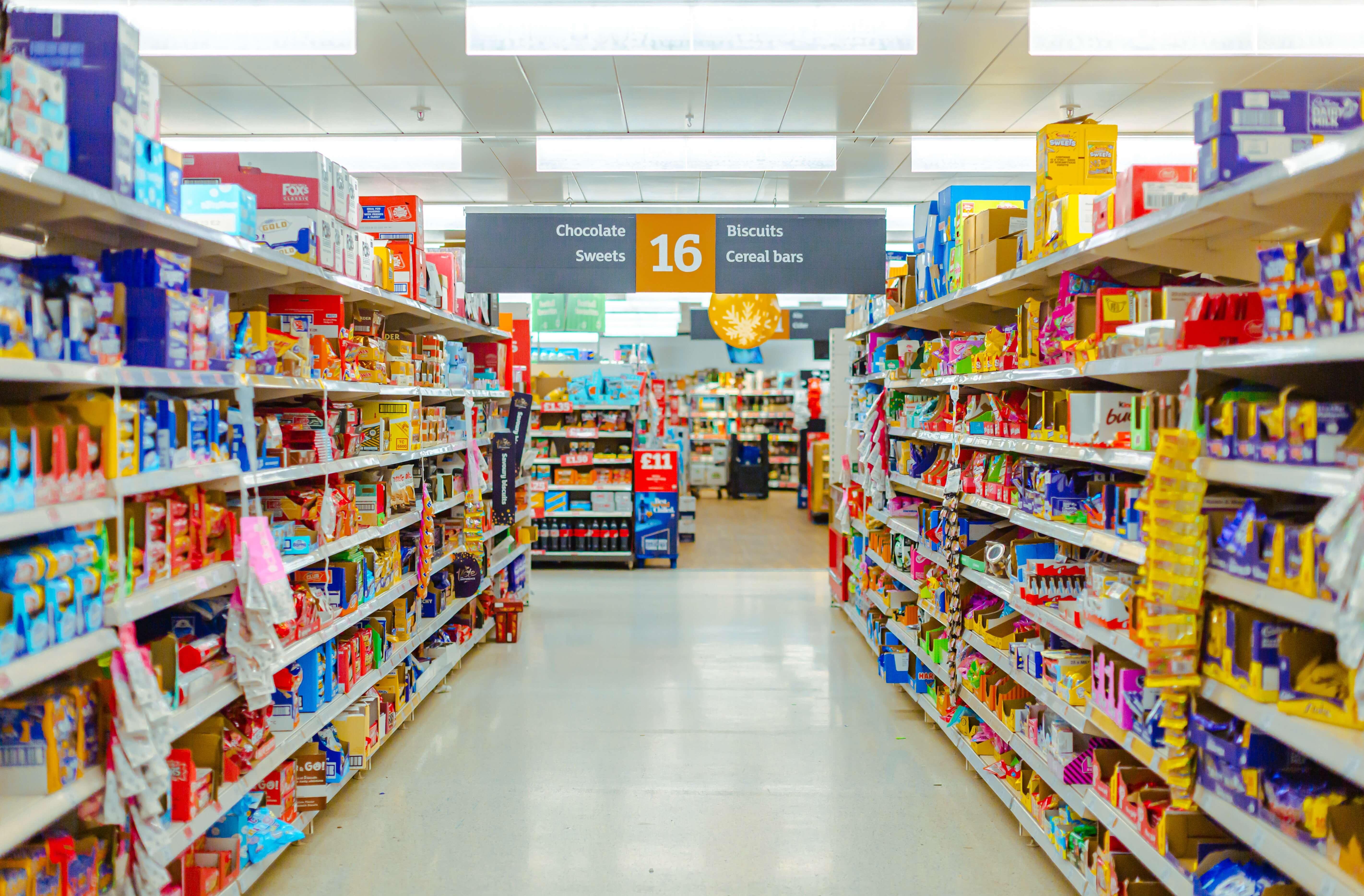 Supermarket aisle