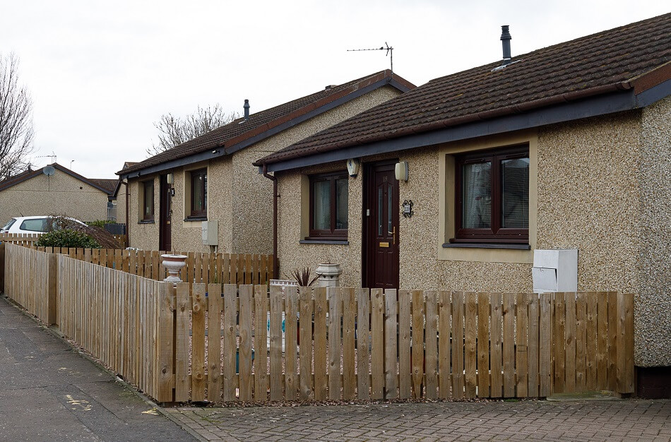 Bungalow with private front garden at Sea Road