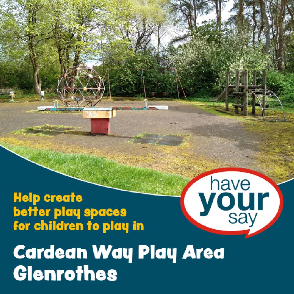 play area consultation Cardean Way