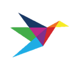 GIRFEC logo with multi-coloured bird shape GIRFEC logo with multi-coloured bird shape