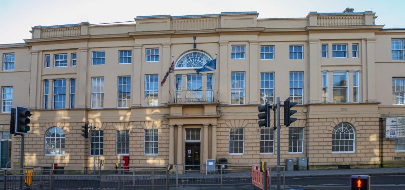 Cupar Photo of Cupar County Buildings in Cupar, taken during the day