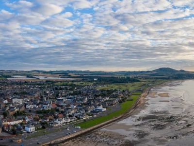Aerial picture of Levenmouth