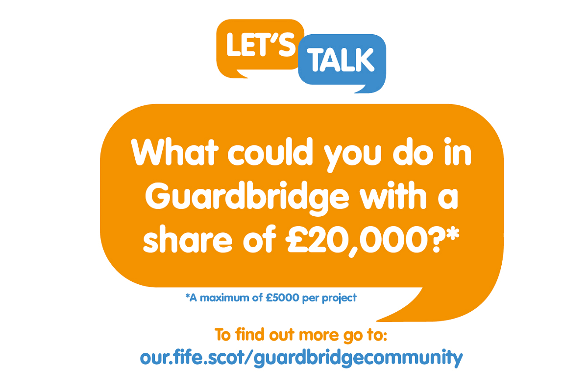 What could you do in Guardbridge with a share of £20,000?