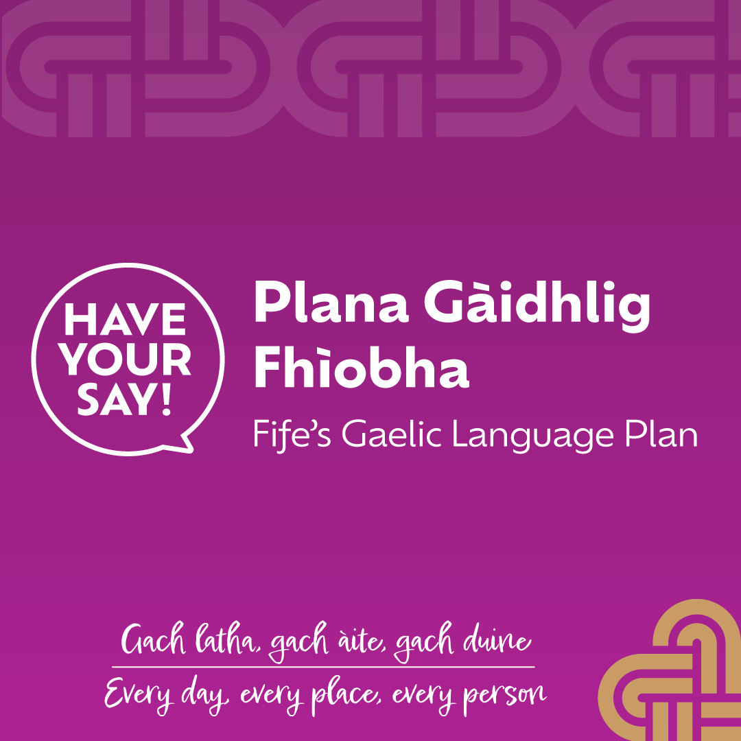 Gaelic logo - Help shape the development of Gaelic in Fife