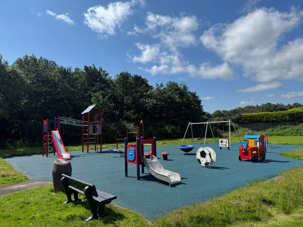 New Play equipment in play park