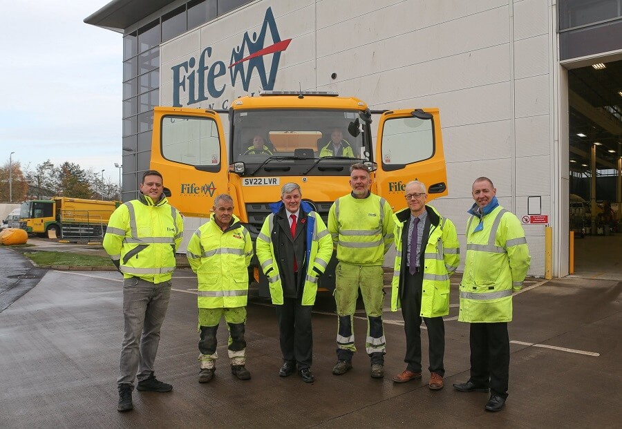 Gritting in Fife