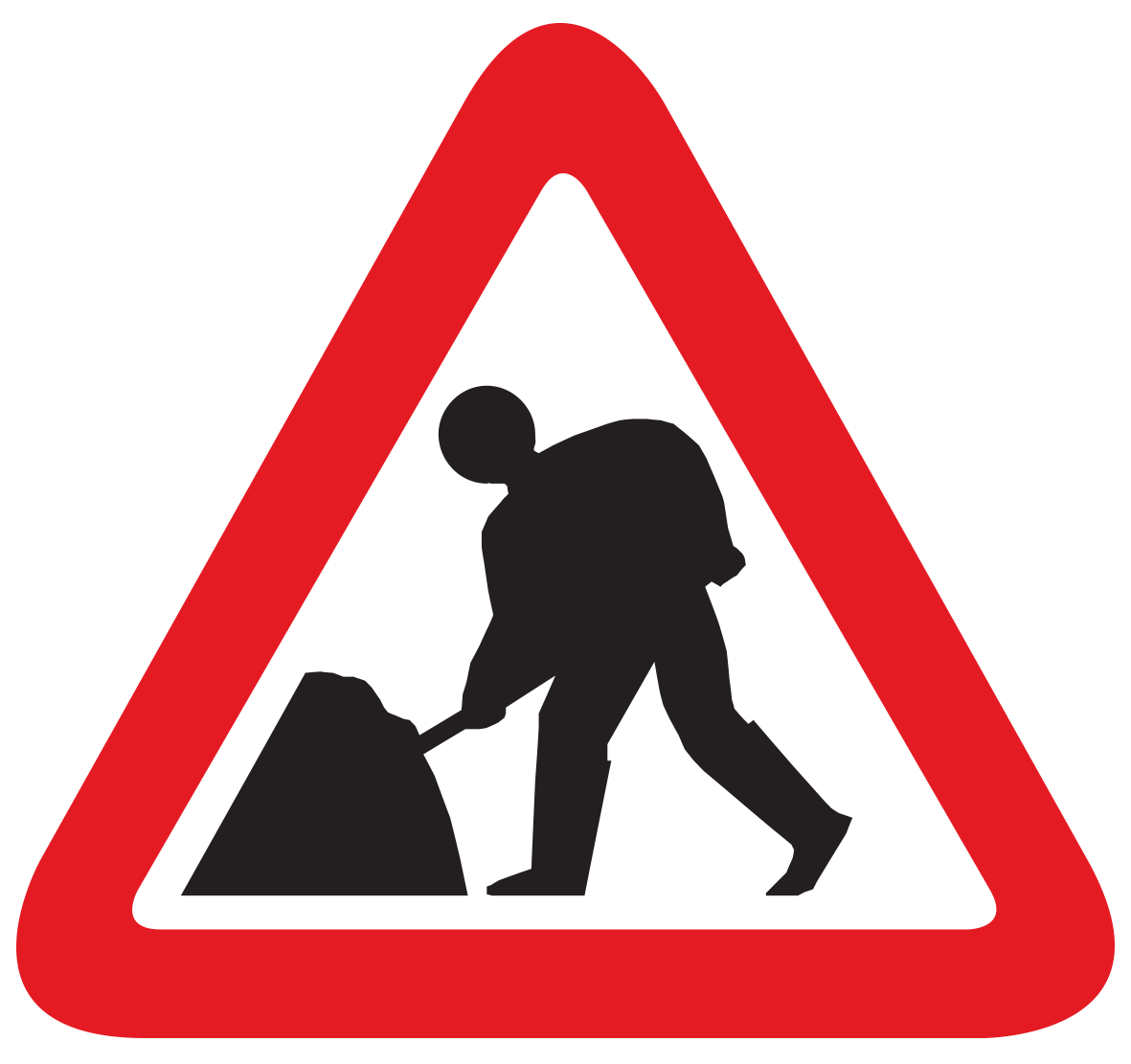 Roadworks sign - Temporary closure of Belleknowes car park, Inverkeithing
