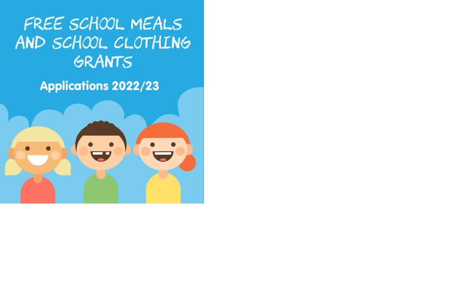 Help for school children and low-income families children with smiling faces