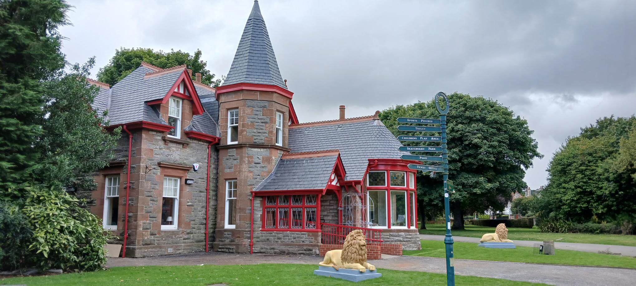 front view of Raith lodge, in Kirkcaldy's Beveridge Park - Fife Council brings historic Beveridge Park lodge house back to life as a nursery