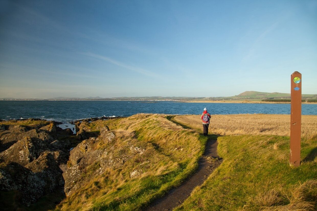 Sea and coastal path