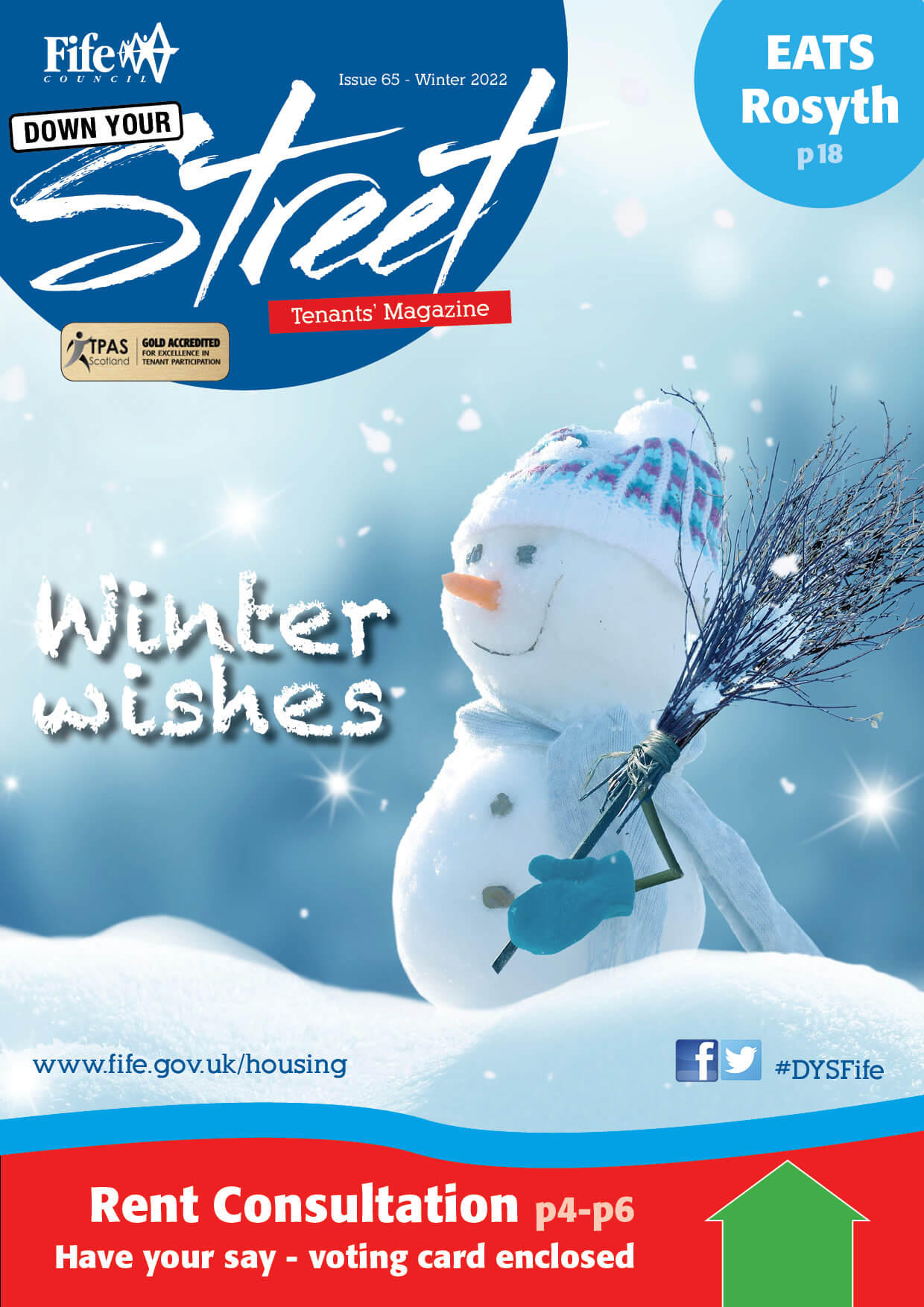 cover image of the Winter 2022 DYS magazine