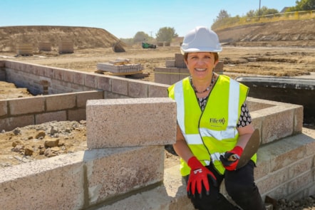 Cllr Judy Hamilton, spokesperson for housing - 12 new council houses to be built in Dunfermline