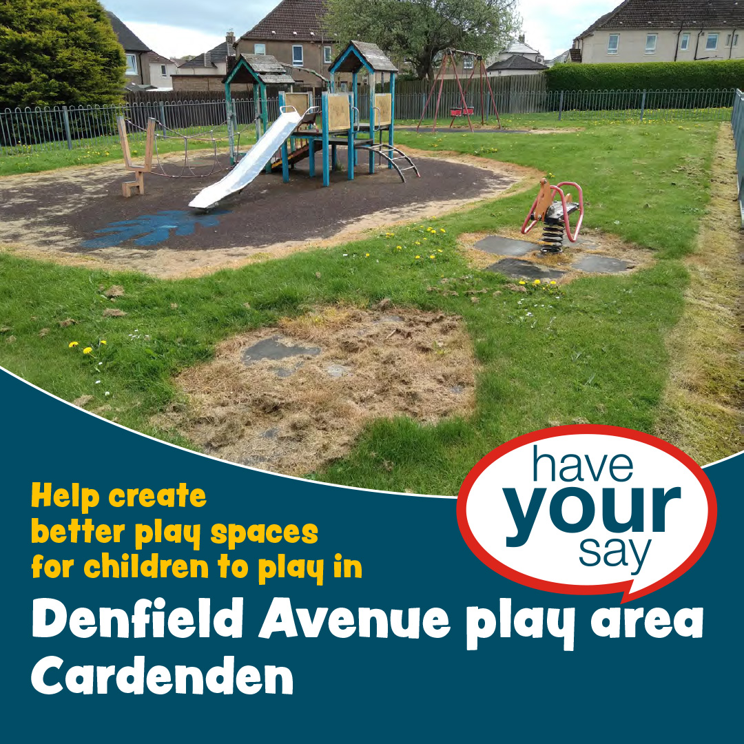 Denfield Avenue play area, Cardenden consultation Denfield Avenue play area, Cardenden consultation