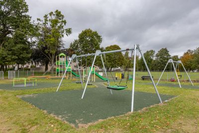 Play park with new equipment - Refurbished Southwood play area in Glenrothes now open