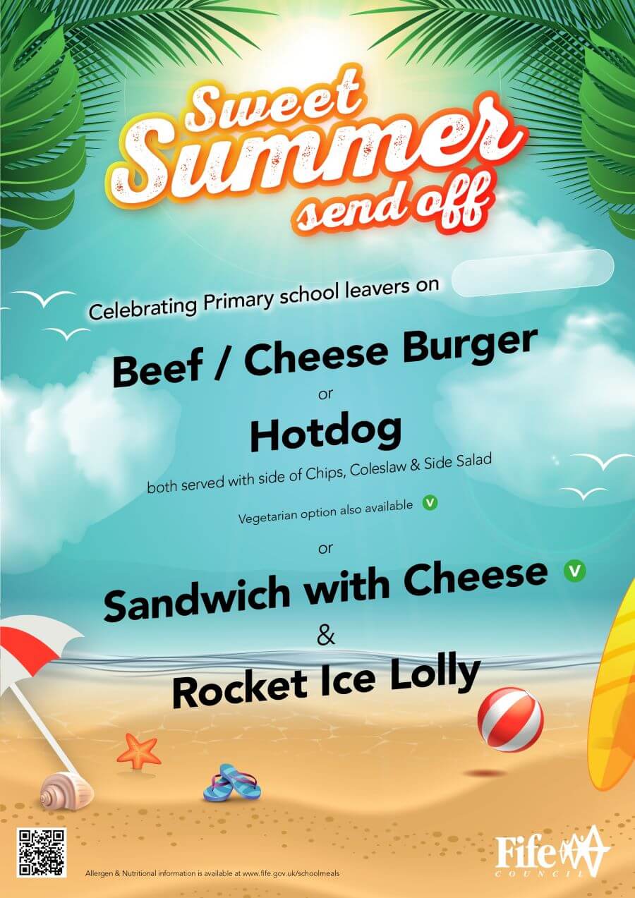 Sweet Summer Send Off Menu Primary Poster Sweet Summer Send Off Menu Primary Poster