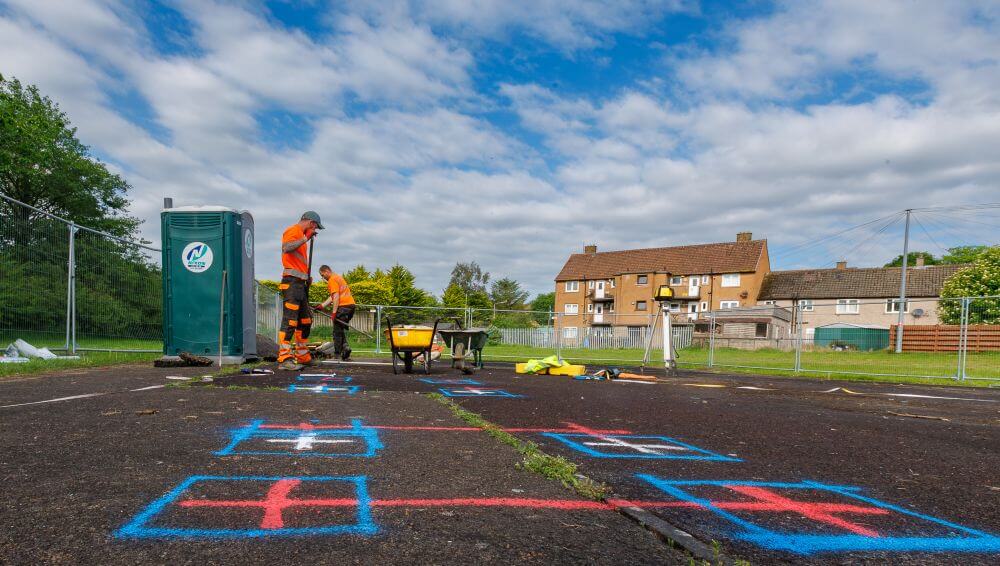 Work starting on new play park