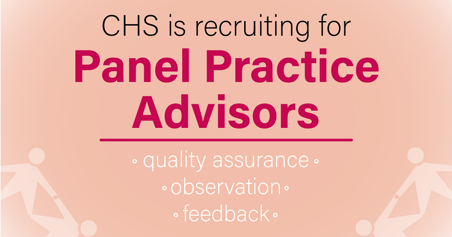 CHS is recruiting for Panel Practice Advisors