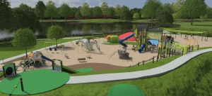 All inclusive play area at Lochore Meadows