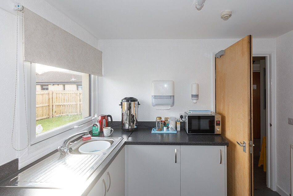 Kitchen with tea making facilities at Sea Road