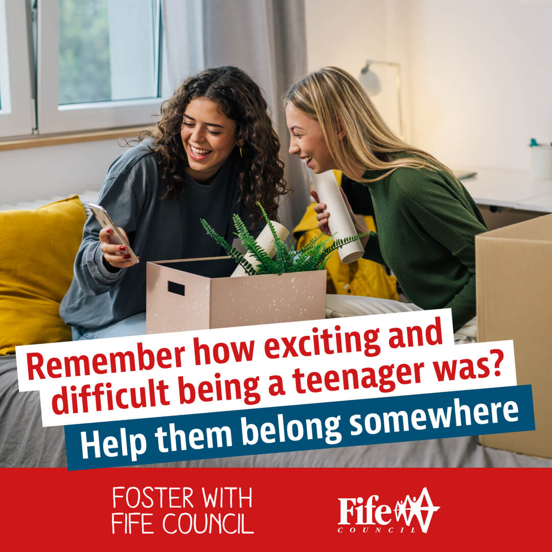 Foster a teenager to help them belong - Become a foster carer for older children and teenagers in Fife