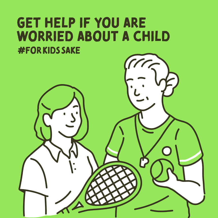 For Fife's Kids' sake - adult and child playing tennis - For Fife’s Kids’ Sake